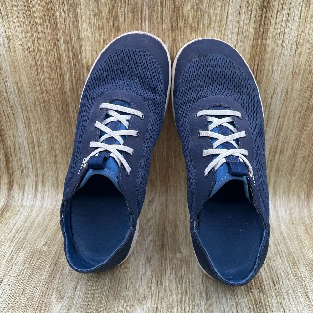 OluKai Moku Pae Men's Size 10 Slip On Blue Mesh Shoes Low Top Sneakers